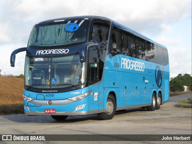 Auto Viação Progresso 6068 na cidade de Natal, Rio Grande do Norte, Brasil, por John Herbert. Número da foto: #6279983.