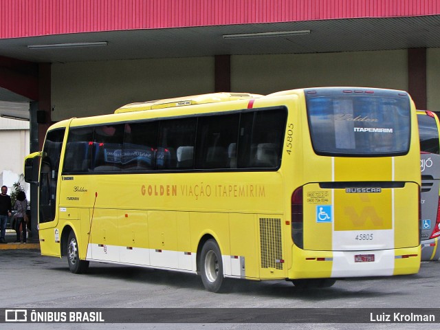 Viação Itapemirim 45805 na cidade de Juiz de Fora, Minas Gerais, Brasil, por Luiz Krolman. ID da foto: 6279659.