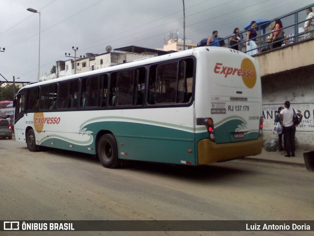 Expresso Mangaratiba RJ 137.179 na cidade de Nova Iguaçu, Rio de Janeiro, Brasil, por Luiz Antonio Doria. ID da foto: 6280149.