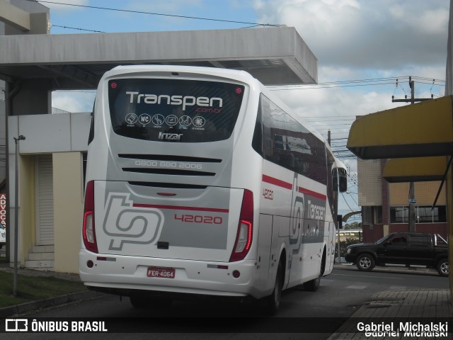 Transpen Transporte Coletivo e Encomendas 42020 na cidade de Ponta Grossa, Paraná, Brasil, por Gabriel Michalski. ID da foto: 6283246.