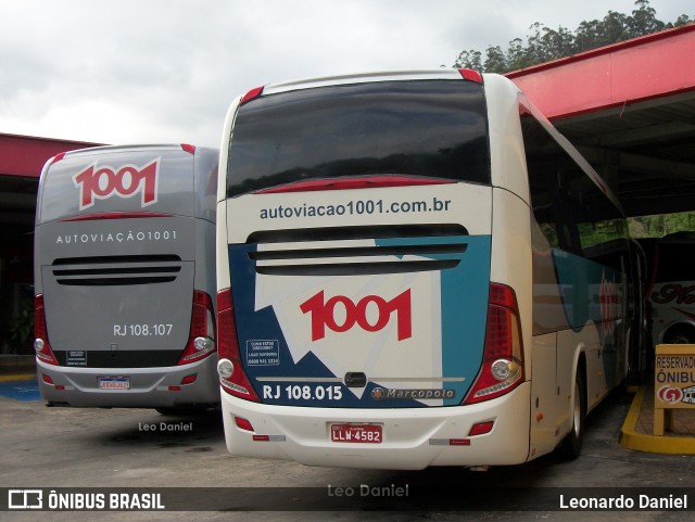 Auto Viação 1001 RJ 108.015 na cidade de Queluz, São Paulo, Brasil, por Leonardo Daniel. ID da foto: 6283586.