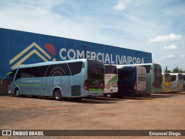 Viação Garcia 7356 na cidade de Mandaguari, Paraná, Brasil, por Emanoel Diego.. ID da foto: 6282711.