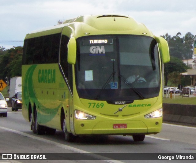 Viação Garcia 7769 na cidade de São José dos Campos, São Paulo, Brasil, por George Miranda. ID da foto: 6283466.