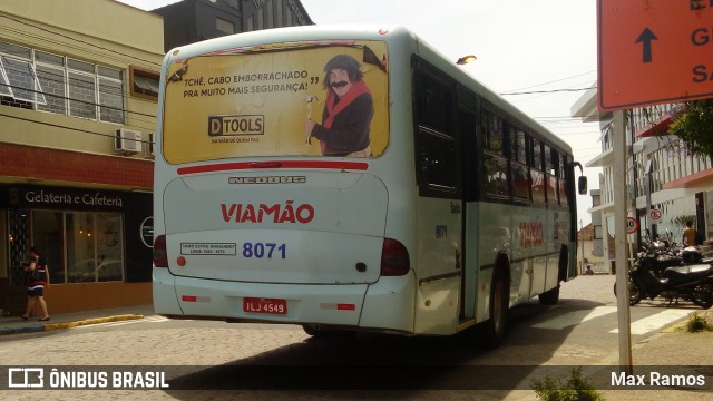 Empresa de Transporte Coletivo Viamão 8071 na cidade de Viamão, Rio Grande do Sul, Brasil, por Max Ramos. ID da foto: 6282832.