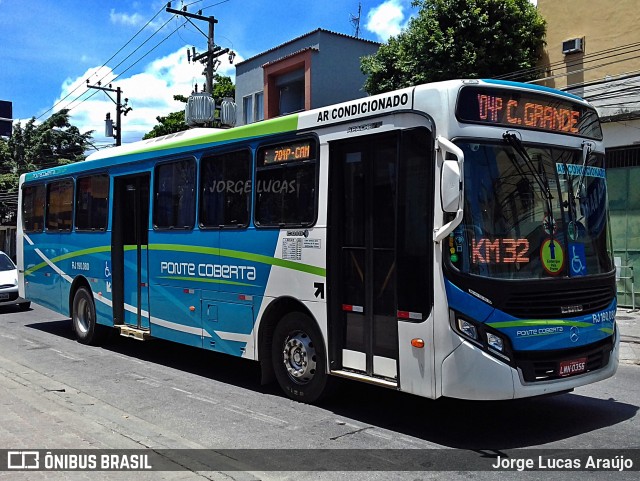 Viação Ponte Coberta RJ 190.080 na cidade de Rio de Janeiro, Rio de Janeiro, Brasil, por Jorge Lucas Araújo. Número da foto: #6284279.