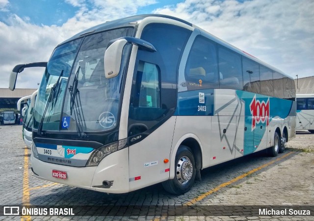 Auto Viação 1001 3403 na cidade de Rio de Janeiro, Rio de Janeiro, Brasil, por Michael Souza. Número da foto: #6283206.