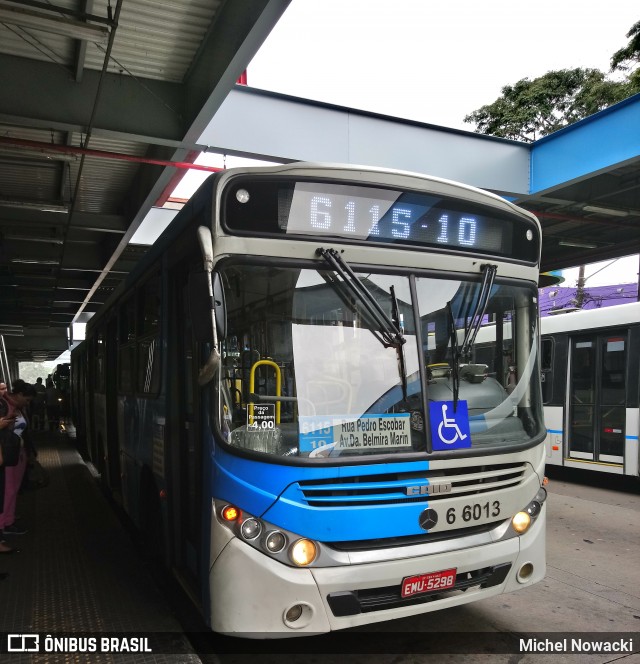 Transwolff Transportes e Turismo 6 6013 na cidade de São Paulo, São Paulo, Brasil, por Michel Nowacki. ID da foto: 6284079.