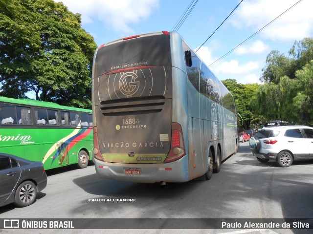 Viação Garcia 16884 na cidade de Belo Horizonte, Minas Gerais, Brasil, por Paulo Alexandre da Silva. Número da foto: #6283796.
