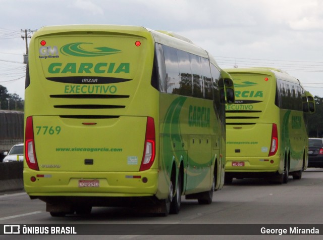 Viação Garcia 7769 na cidade de São José dos Campos, São Paulo, Brasil, por George Miranda. ID da foto: 6283478.