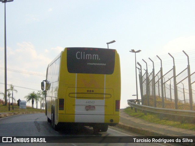 Viação Itapemirim 44043 na cidade de Belo Horizonte, Minas Gerais, Brasil, por Tarcisio Rodrigues da Silva. ID da foto: 6283996.