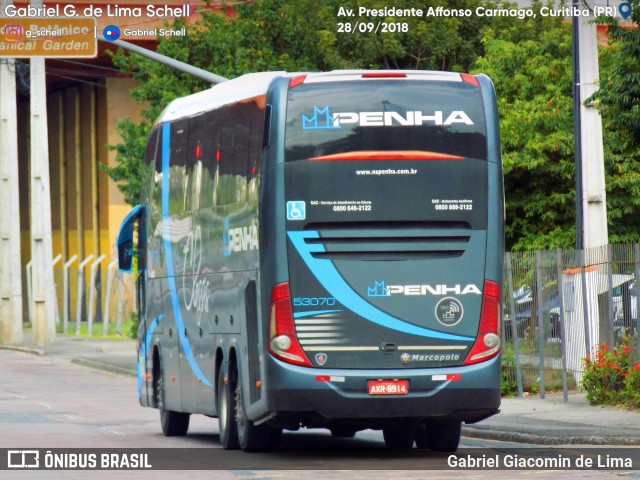 Empresa de Ônibus Nossa Senhora da Penha 53070 na cidade de Curitiba, Paraná, Brasil, por Gabriel Giacomin de Lima. Número da foto: #6284250.