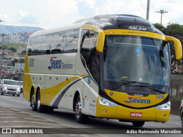 Severo Turismo 1570 na cidade de Belo Horizonte, Minas Gerais, Brasil, por Adão Raimundo Marcelino. Número da foto: #6285920.
