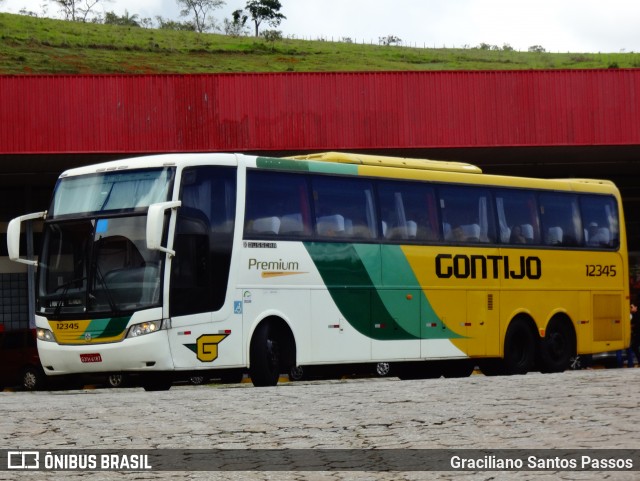 Empresa Gontijo de Transportes 12345 na cidade de João Monlevade, Minas Gerais, Brasil, por Graciliano Santos Passos. ID da foto: 6285404.