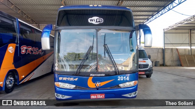 Brisa Bus 2014 na cidade de Penápolis, São Paulo, Brasil, por Theo Soliani. Número da foto: #6284355.