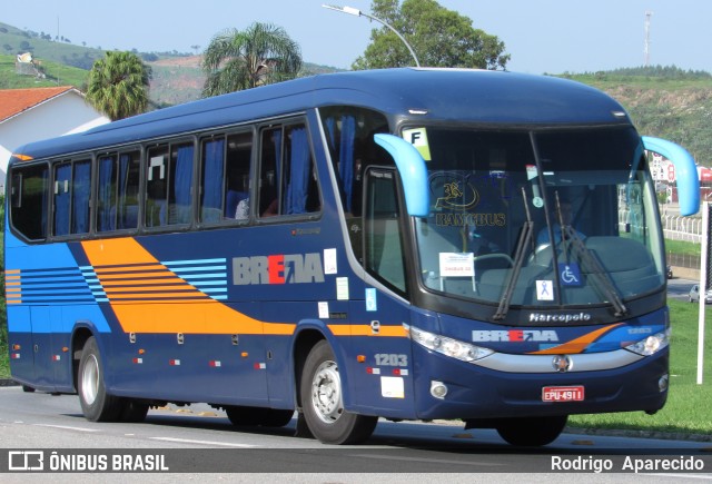 Breda Transportes e Serviços 1203 na cidade de Aparecida, São Paulo, Brasil, por Rodrigo  Aparecido. Número da foto: #6285643.