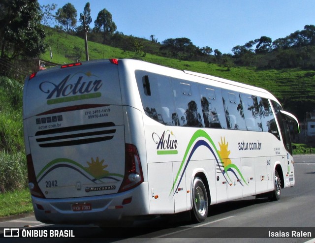 Actur Viagens 2042 na cidade de Santos Dumont, Minas Gerais, Brasil, por Isaias Ralen. ID da foto: 6284601.