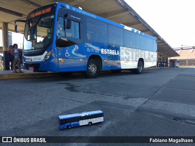 Viação Estrela RJ 177.029 na cidade de Niterói, Rio de Janeiro, Brasil, por Fabiano Magalhaes. Número da foto: #6285721.