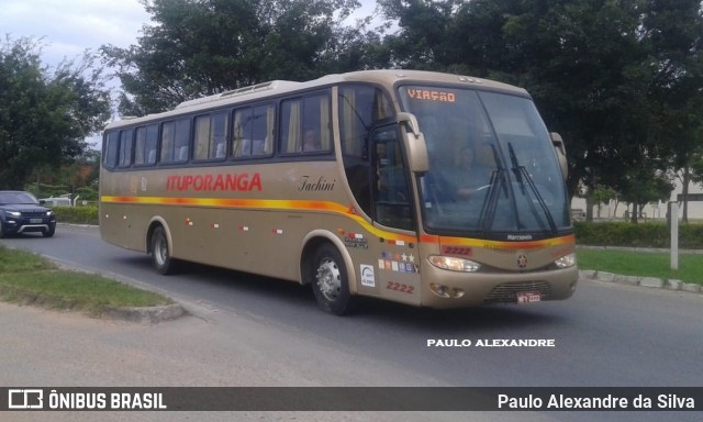 Viação Ituporanga 2222 na cidade de Indaial, Santa Catarina, Brasil, por Paulo Alexandre da Silva. Número da foto: #6285675.