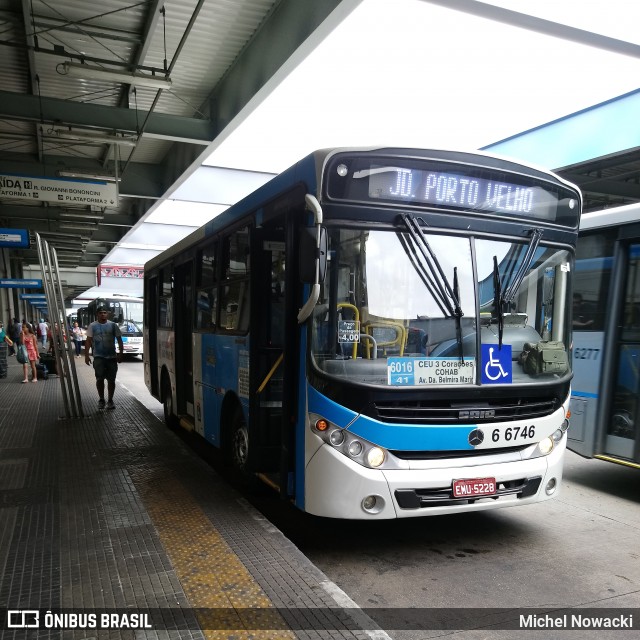 Transwolff Transportes e Turismo 6 6746 na cidade de São Paulo, São Paulo, Brasil, por Michel Nowacki. Número da foto: #6288557.