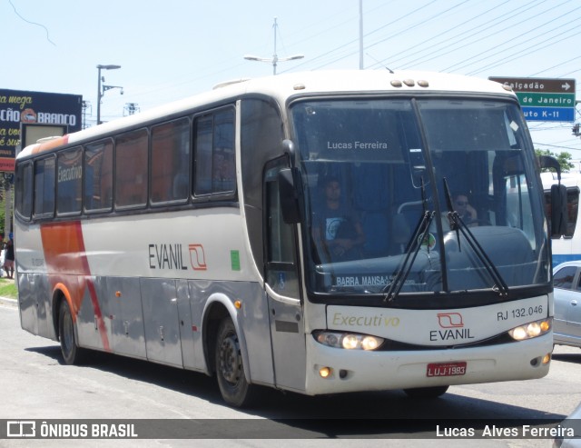 Evanil Transportes e Turismo RJ 132.046 na cidade de Nova Iguaçu, Rio de Janeiro, Brasil, por Lucas Alves Ferreira. Número da foto: #6286430.