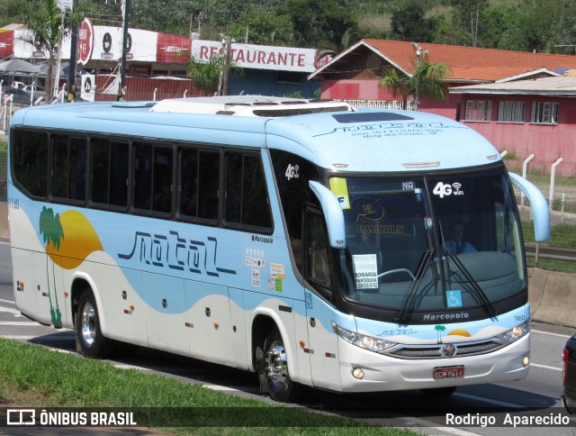 Transportadora Turística Natal 1160 na cidade de Aparecida, São Paulo, Brasil, por Rodrigo  Aparecido. Número da foto: #6287938.