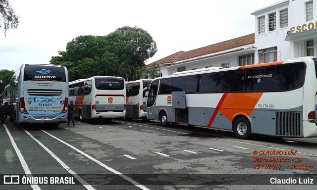 BR-500 Viagens e Turismo RJ 843.001 na cidade de Rio de Janeiro, Rio de Janeiro, Brasil, por Claudio Luiz. Número da foto: #6287076.