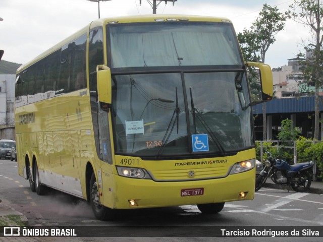 Viação Itapemirim 49011 na cidade de Juiz de Fora, Minas Gerais, Brasil, por Tarcisio Rodrigues da Silva. ID da foto: 6287947.