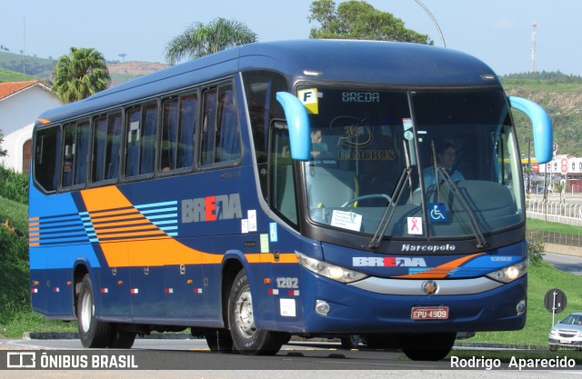 Breda Transportes e Serviços 1202 na cidade de Aparecida, São Paulo, Brasil, por Rodrigo  Aparecido. Número da foto: #6287952.