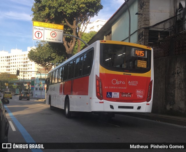 Auto Viação Alpha A48178 na cidade de Brasil, por Matheus  Pinheiro Gomes. ID da foto: 6286614.