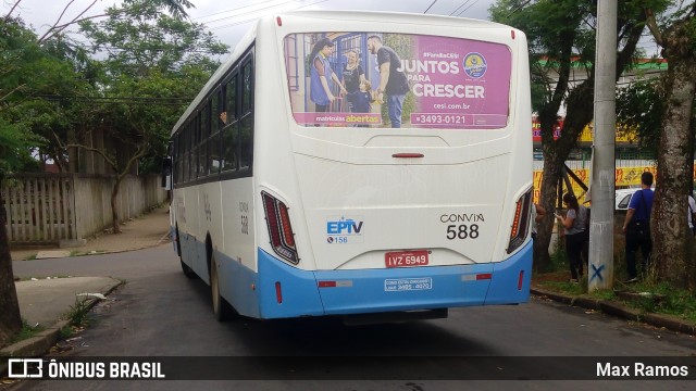 Empresa de Transporte Coletivo Viamão 588 na cidade de Viamão, Rio Grande do Sul, Brasil, por Max Ramos. Número da foto: #6287153.