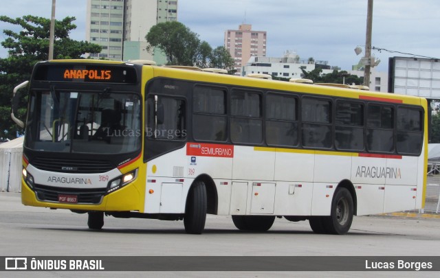 Viação Araguarina 3169 na cidade de Goiânia, Goiás, Brasil, por Lucas Borges . Número da foto: #6286888.