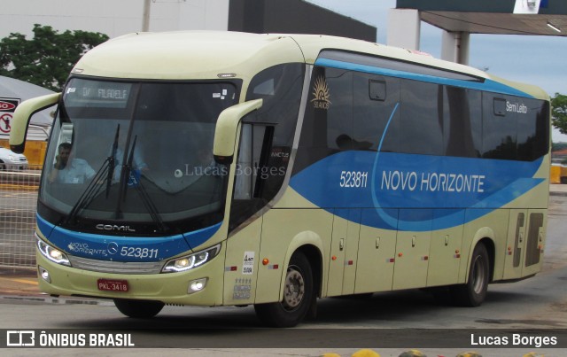 Viação Novo Horizonte 523811 na cidade de Goiânia, Goiás, Brasil, por Lucas Borges . Número da foto: #6286884.
