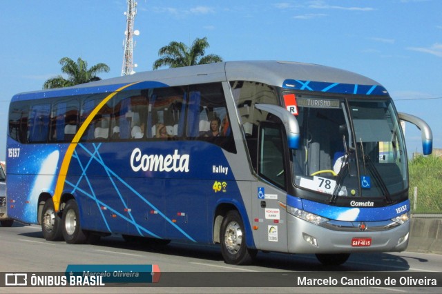 Viação Cometa 15137 na cidade de Itaboraí, Rio de Janeiro, Brasil, por Marcelo Candido de Oliveira. ID da foto: 6289848.