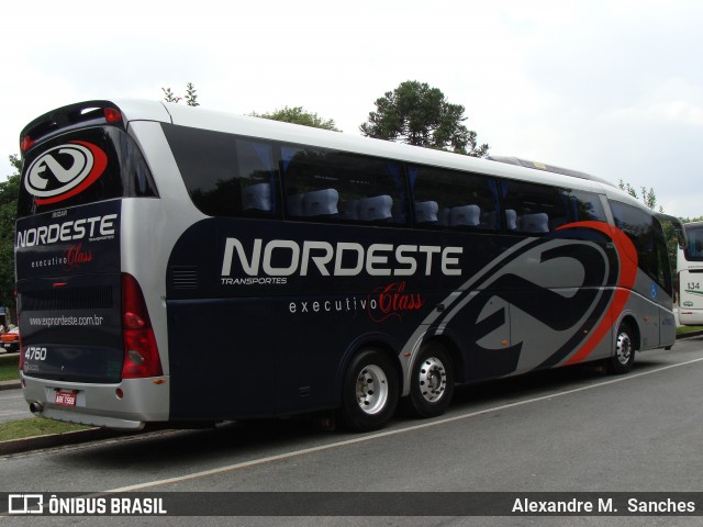 Expresso Nordeste 4760 na cidade de Curitiba, Paraná, Brasil, por Alexandre M.  Sanches. ID da foto: 6289897.