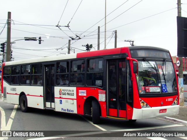 Express Transportes Urbanos Ltda 4 8892 na cidade de São Paulo, São Paulo, Brasil, por Adam Xavier Rodrigues Lima. ID da foto: 6289789.