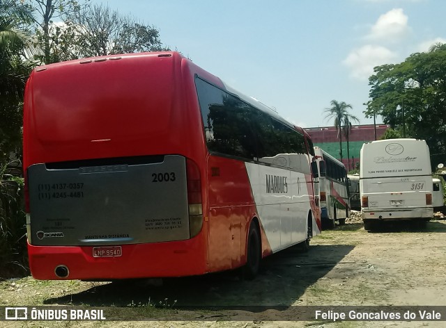 Marques Transportes 2003 na cidade de São Paulo, São Paulo, Brasil, por Felipe Goncalves do Vale. ID da foto: 6288703.