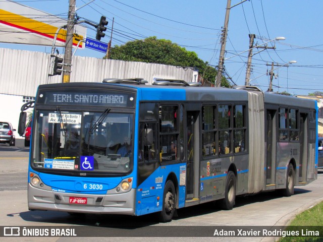 Viação Paratodos > São Jorge > Metropolitana São Paulo > Mobibrasil 6 3030 na cidade de São Paulo, São Paulo, Brasil, por Adam Xavier Rodrigues Lima. Número da foto: #6289801.