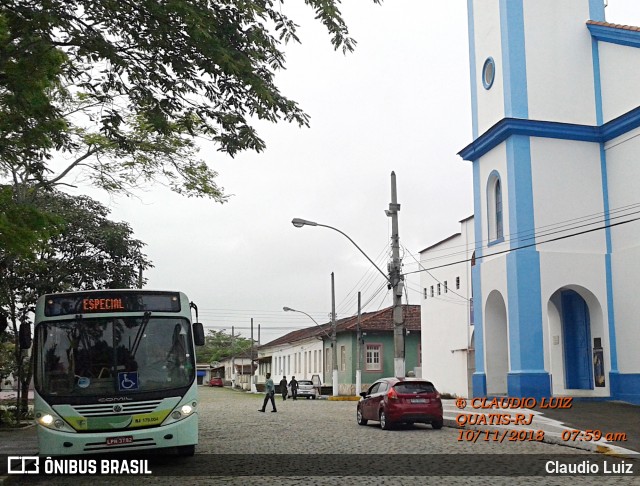 Viação Falcão RJ 179.004 na cidade de Quatis, Rio de Janeiro, Brasil, por Claudio Luiz. ID da foto: 6289423.