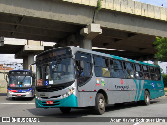 Auto Viação Urubupungá 00202 na cidade de Osasco, São Paulo, Brasil, por Adam Xavier Rodrigues Lima. Número da foto: #6289794.