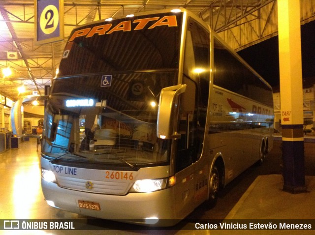 Expresso de Prata 260146 na cidade de Osvaldo Cruz, São Paulo, Brasil, por Carlos Vinicius Estevão Menezes. Número da foto: #6288675.