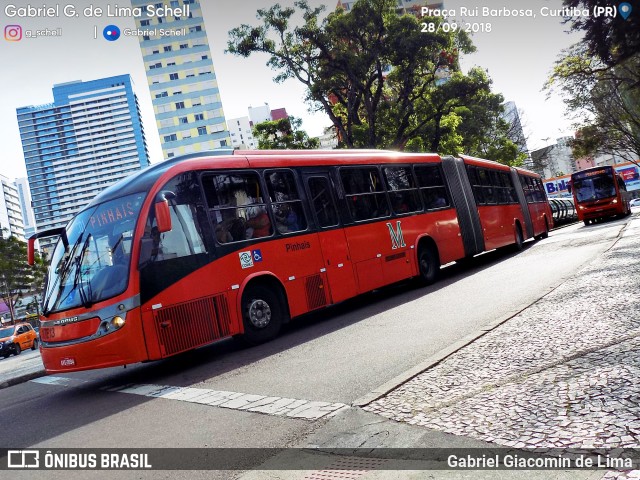 Expresso Azul 17E13 na cidade de Curitiba, Paraná, Brasil, por Gabriel Giacomin de Lima. ID da foto: 6289831.