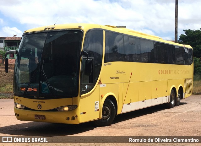 Viação Itapemirim 5715 na cidade de São Luís, Maranhão, Brasil, por Romulo de Oliveira Clementino. ID da foto: 6291272.