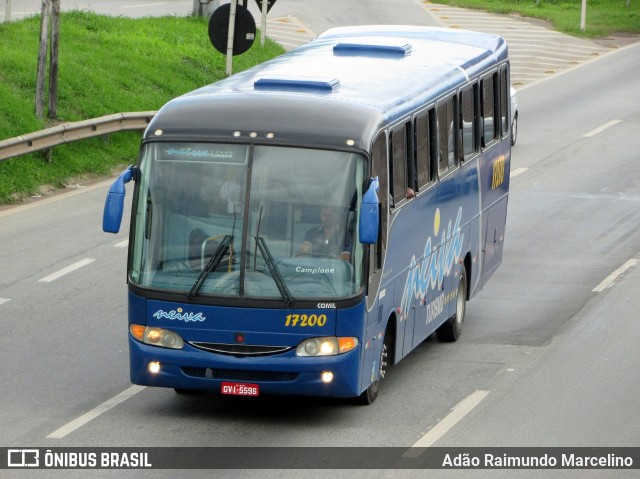 Nogueira e Neiva Turismo 17200 na cidade de Belo Horizonte, Minas Gerais, Brasil, por Adão Raimundo Marcelino. ID da foto: 6292696.