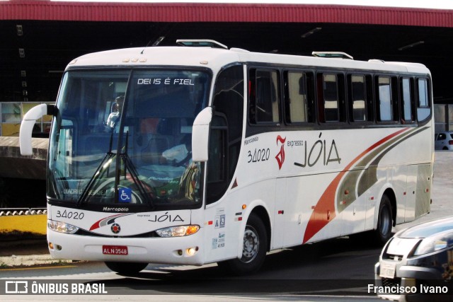 Viação Jóia > Expresso Jóia 34020 na cidade de Londrina, Paraná, Brasil, por Francisco Ivano. Número da foto: #6291372.