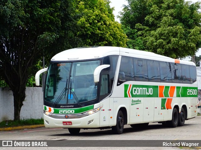 Empresa Gontijo de Transportes 21500 na cidade de Resende, Rio de Janeiro, Brasil, por Richard Wagner. ID da foto: 6292090.