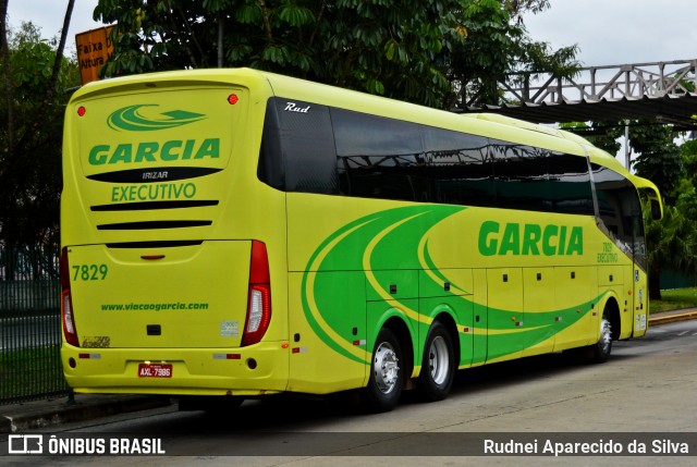 Viação Garcia 7829 na cidade de São Paulo, São Paulo, Brasil, por Rudnei Aparecido da Silva. ID da foto: 6290885.