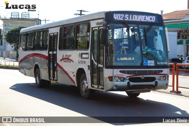 Auto Viação ABC RJ 105.140 na cidade de Niterói, Rio de Janeiro, Brasil, por Lucas Diniz. Número da foto: #6291788.