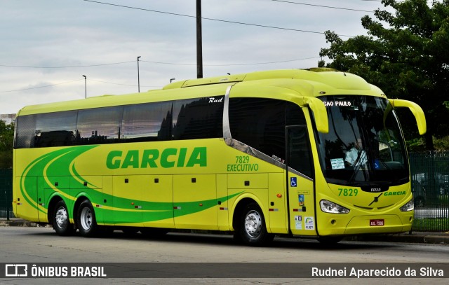 Viação Garcia 7829 na cidade de São Paulo, São Paulo, Brasil, por Rudnei Aparecido da Silva. ID da foto: 6290884.