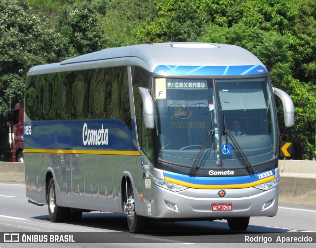 Viação Cometa 18553 na cidade de Aparecida, São Paulo, Brasil, por Rodrigo  Aparecido. ID da foto: 6292876.