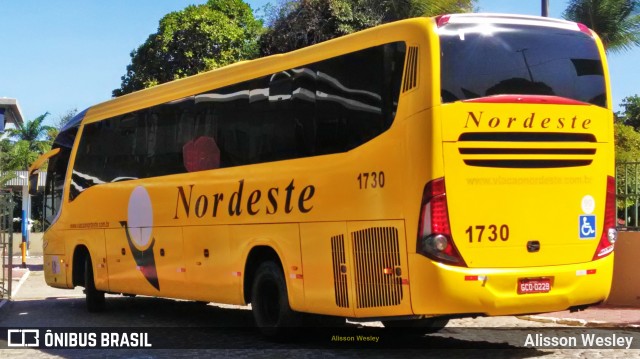 Viação Nordeste 1730 na cidade de Fortaleza, Ceará, Brasil, por Alisson Wesley. Número da foto: #6291879.